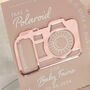 Modern Arch Baby Shower Camera Photo Guest Book Sign, thumbnail 2 of 4