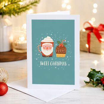 Sweet Cupcake Christmas Card, 2 of 6