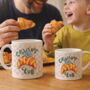 Personalised Croissant Club Matching Mugs, thumbnail 1 of 3