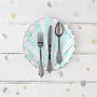 Metallic Silver Ornate Party Cutlery For Six, thumbnail 5 of 6