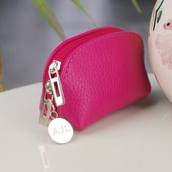 Personalised Mini Leather Coin Purse, 3 of 12