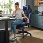 Ergonomic Racing Chair With Footrest And Lumbar Support, thumbnail 2 of 12