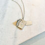 Personalised Envelope Locket Necklace With Hidden Message Charm, thumbnail 2 of 2
