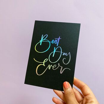 Best Day Ever Card With Confetti Envelope, 2 of 5