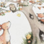Personalised Woodland Pear Tree Baby Picture, thumbnail 4 of 9