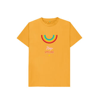 Rainbow Smile Kids Positivity T Shirt, 6 of 9
