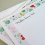 Set Of 12 Personalised Notecards With Floral Border, thumbnail 4 of 8