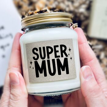 Super Mum Candle Gift For A Brilliant Mum, 5 of 11