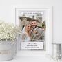 Ten Years Married Couples Photo Print Personalised Anniversary Gift, thumbnail 1 of 6
