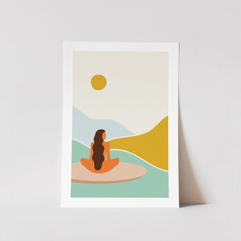 Beach Surfer Art Print, 2 of 6