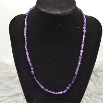 Amethyst Beaded Necklace, 5 of 8