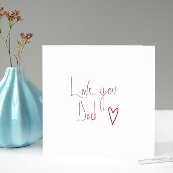 Love You Dad Father's Day Card, 2 of 5