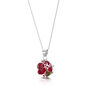 Real Flower Necklace Round Pendant With Sterling Silver Chain And Gift Box. Six Designs, thumbnail 6 of 12