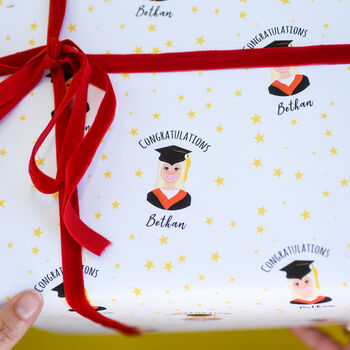 Personalised Graduation Wrapping Paper Two Sheets, 11 of 11