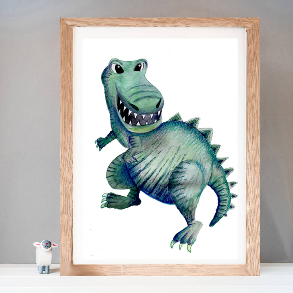 Dinosaur Wall Art By Helena Tyce Designs