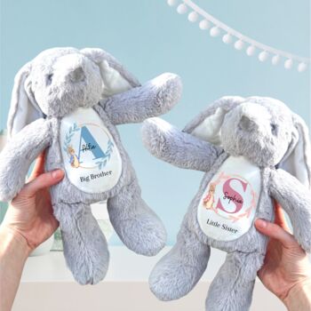 New Baby, New Sibling Personalised Soft Toy, 6 of 7