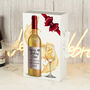 Birthday Recycled Wine Bottle Box And Glass Gift Set, thumbnail 7 of 8