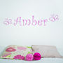 Personalised Butterflies Wall Sticker, thumbnail 1 of 4