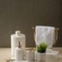 Luxury Black Marble Ginkgo Bathroom Set With Towel Holder, thumbnail 4 of 4