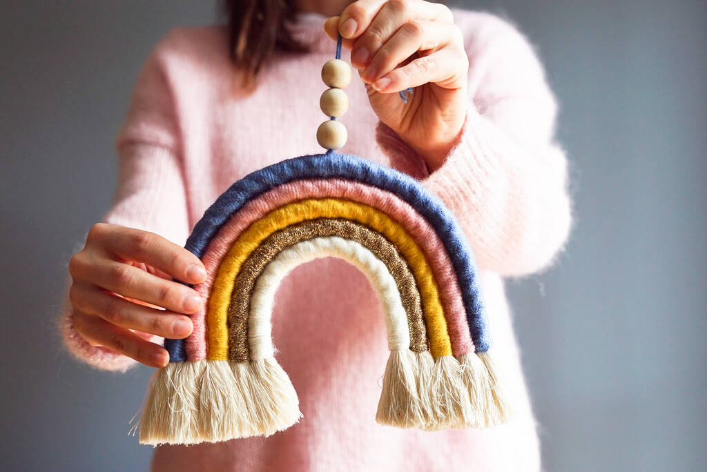 Rainbow Wall Hanging Diy Kit By So Creative Company