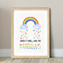 When It Rains Look For Rainbows Art Print, thumbnail 1 of 6