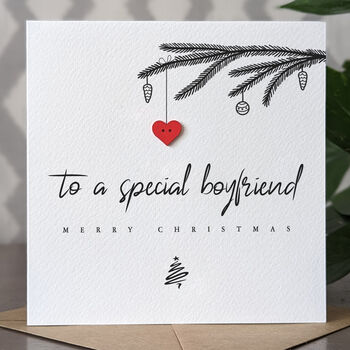 Boyfriend Personalised Christmas Card, 4 of 4