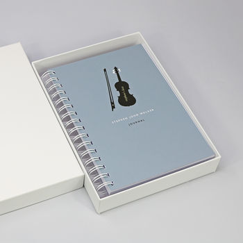 Personalised Music Lovers Notebook Or Journal, 3 of 8
