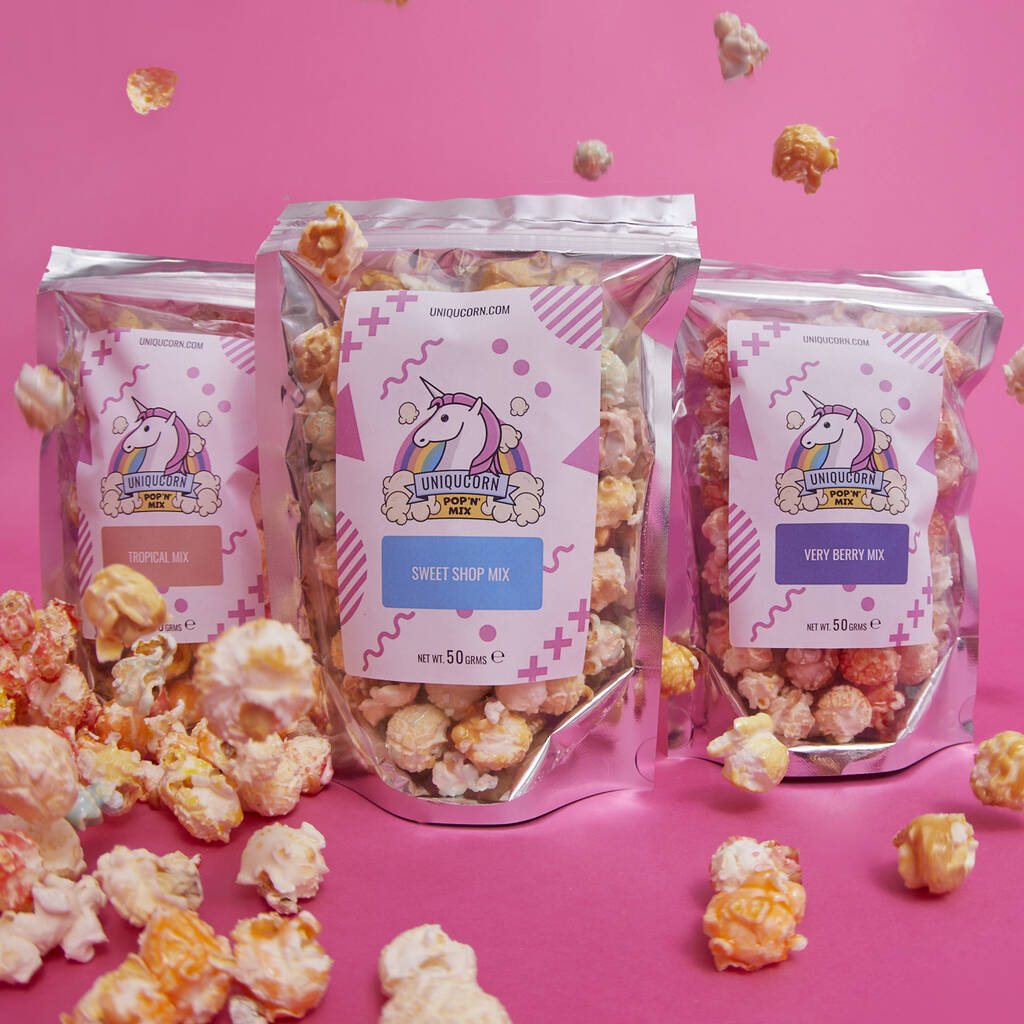 Gourmet Popcorn Mixed Flavours Gift Box, 1 of 2