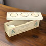 Personalised Christmas Foliage Triple Tea Light Box, thumbnail 4 of 5