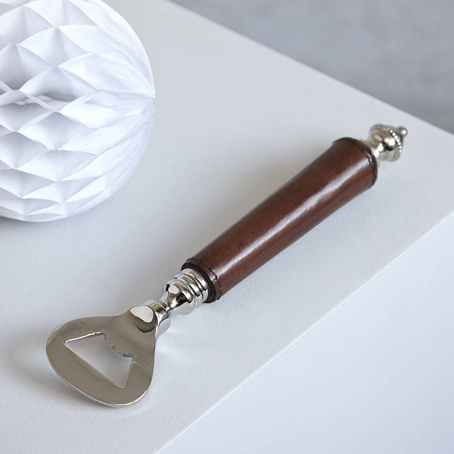 Personalised Leather Bottle Opener By Life Of Riley