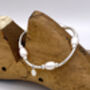 Katie's Silver and Pearl Bracelet, thumbnail 1 of 4