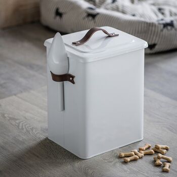 Pet Bin With Leather Handle, 4 of 5