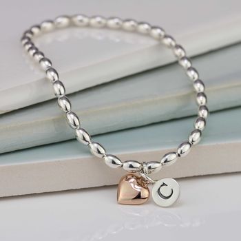 Personalised Friendship Bracelet Heart Charm, 10 of 12