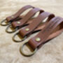 Personalised Leather Tray, Keyring, Gift For Him, thumbnail 9 of 9
