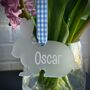 Personalised Happy Easter Rabbit Decoration, thumbnail 2 of 3