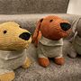 Dachshund Door Stop With Jumpers On, thumbnail 4 of 7