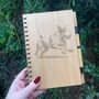 Personalised English Bull Terrier Dog Engraved Notebook, thumbnail 4 of 5