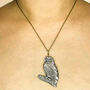 Tawny Owl Necklace, thumbnail 2 of 3
