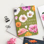 Floral Brights 'Happy Birthday' Botanical Card, thumbnail 1 of 3