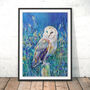 Midsummer Barn Owl By Sue Gardner Fine Art Print, thumbnail 1 of 3