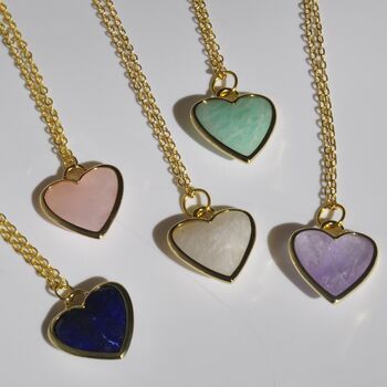 30th Birthday Crystal Heart Pendant Necklace Gift For Her, 2 of 7