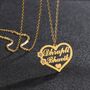 Heart Double Name Necklace, thumbnail 1 of 4