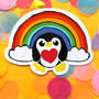 Rainbow Penguin Pick Me Up Letter Box Gift Set, thumbnail 3 of 5