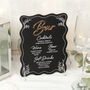 Wavy Edge Acrylic Wedding Or Party Bar Sign, thumbnail 1 of 2