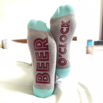 Feet Up Funny Personalised Socks, 5 of 8