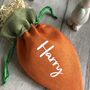 Personalised Name Easter Carrot Hunt Bag, thumbnail 4 of 4