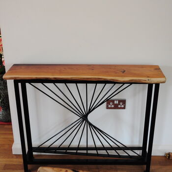 Handcrafted Bespoke Hallway Console Table, 3 of 6