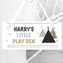 Personalised Wigwam Kids Bedroom Sign, thumbnail 3 of 4
