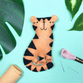 Sew Your Own Jungle Friends Felt Craft Kit, 8 of 11