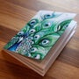 Inky Peacock Eco Notebook, thumbnail 4 of 11